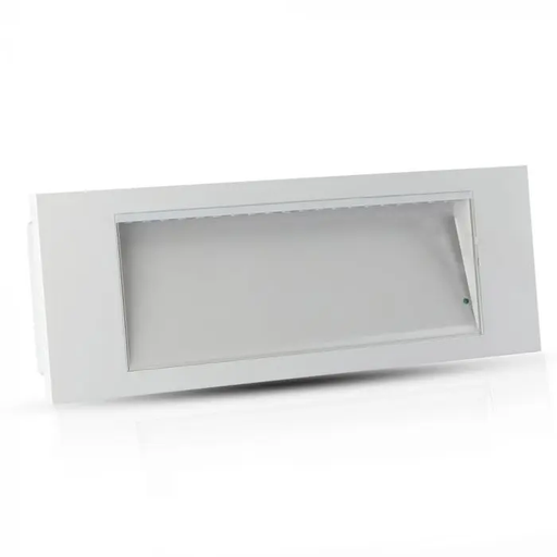 [899-6] [VQ226899-61] LÁMPARA LED DE EMERGENCIA V-TAC PRO DE 3,8 W CON CHIP CREE DE 20 LED, PARA EMPOTRAR EN TECHO O EN MODO SA/SE, 12 H DE TIEMPO DE CARGA, 6000 K, IP20