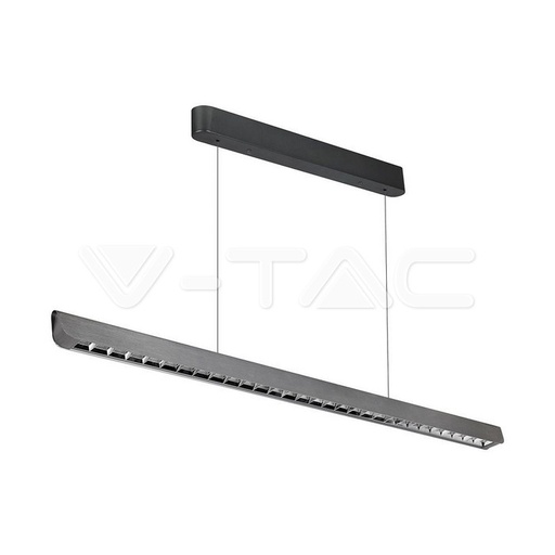 [23343] [VQ226233431] LUZ DE SUSPENSIÓN COLGANTE LINEAL LED DE 36 W TIPO DE LENTE CCT: 3 EN 1 GRIS MATE
