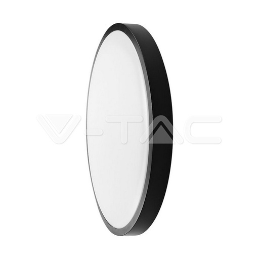 [76711-24] [VQ22676711-241] LUZ DE TECHO LED 36W CON SENSOR SAMSUNG CHIP 4000K MARCO NEGRO CUADRADO IP44