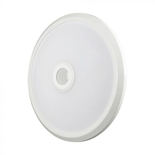 [23418] [VQ226234181] PLAFÓN LED 12W SENSOR CHIP SAMSUNG CUERPO BLANCO CCT