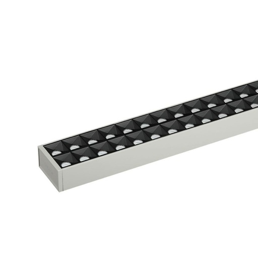[607] [VQ2266071] LUMINARIAS LINEALES PARA MONTAJE SUSPENDIDO LED 60W CHIP SAMSUNG NO ENLAZABLES COLOR PLATA 4000K