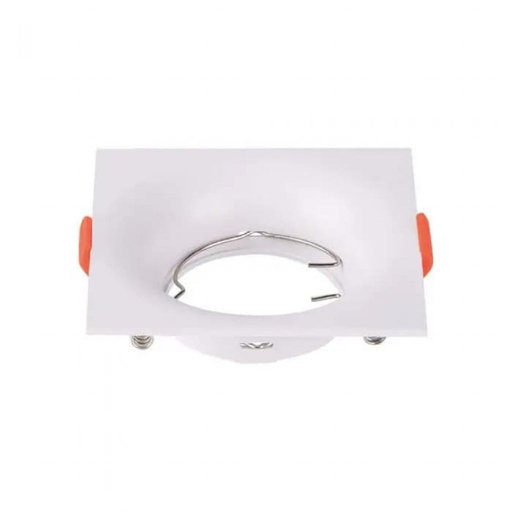 [6634] [VQ22666341] ARO PARA GU10 CUADRADO BLANCO
