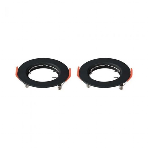 [6641] [VQ22666411] ARO PARA GU10 REDONDO NEGRO