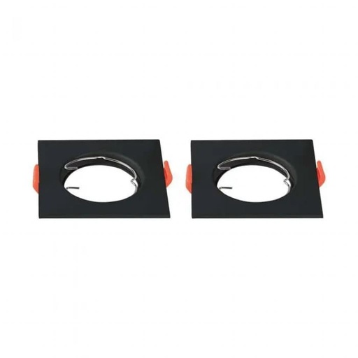 [6643] [VQ22666431] ARO PARA GU10 CUADRADO NEGRO