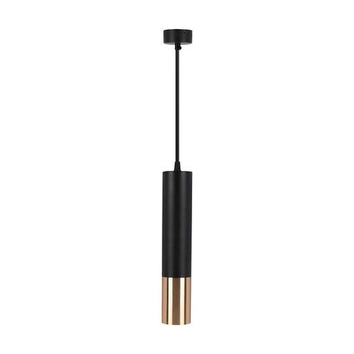 [6688] [VQ22666881] LÁMPARA DE TECHO COLGANTE GU10 NEGRO + ORO