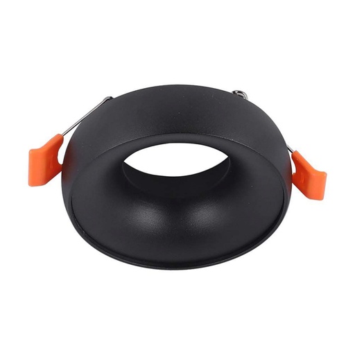 [6696] [VQ22666961] ARO PARA GU10 REDONDO MARCO NEGRO REFLECTOR NEGRO