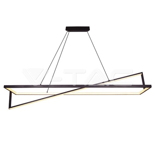 [6906] [VQ22669061] LÁMPARA COLGANTE LED 45W DE DISEÑO TRIAC REGULABLE NEGRA 3000K