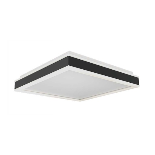 [6914] [VQ22669141] PLAFON DE DISEÑO LED 38W CUADRADA NEGRA 4000K