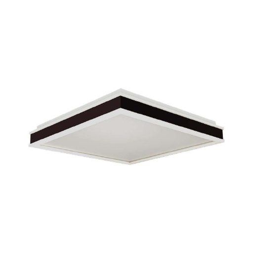 [6917] [VQ22669171] PLAFÓN DE DISEÑO LED 48W CUADRADO NEGRO 4000K REGULABLE