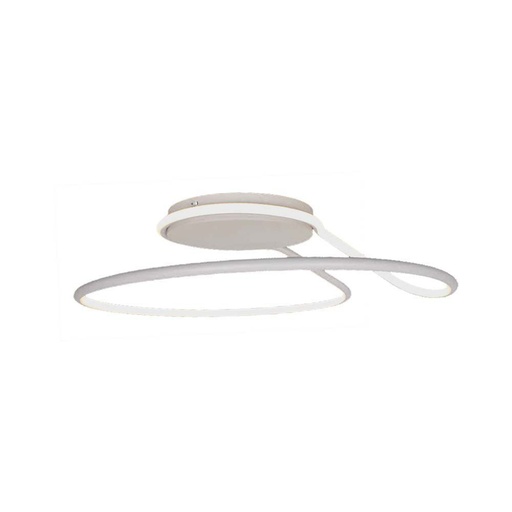 [6924] [VQ22669241] LÁMPARA DE TECHO DE DISEÑO LED 54W TRIAC REGULABLE CUERPO BLANCO REDONDO 4000K