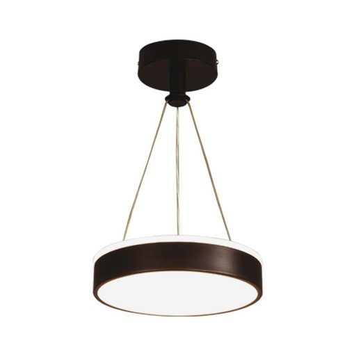 [6931] [VQ22669311] LÁMPARA COLGANTE DE DISEÑO LED 12W NEGRA 4000K