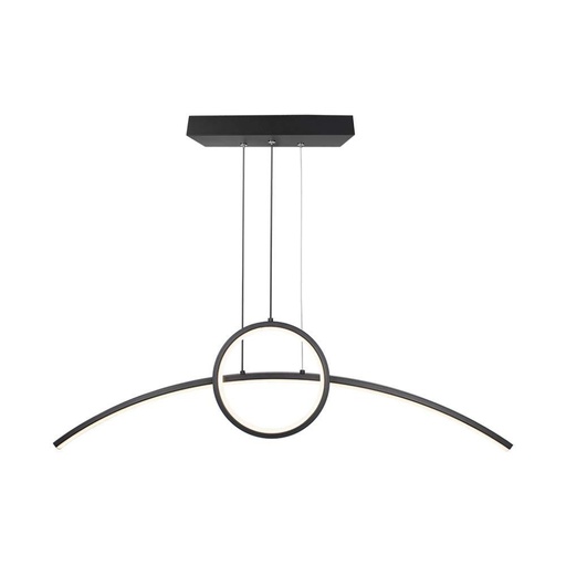 [6933] [VQ22669331] LÁMPARA COLGANTE DE DISEÑO LED 36W NEGRA 4000K