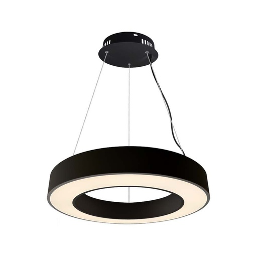 [6957] [VQ22669571] LÁMPARA DE TECHO COLGANTE DE DISEÑO LED 50W TRIAC REGULABLE NEGRA 4000K