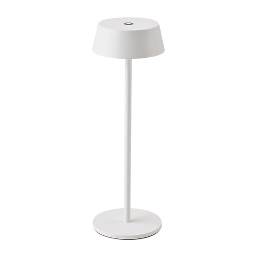 [7689] [VQ22676891] LÁMPARA DE MESA LED 2W IP54 CUERPO BLANCO 3000K