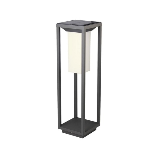 [785] @[VQ2267851] LÁMPARA DE SUELO SOLAR 2W LED CHIP SAMSUNG CUERPO GRIS 3000K