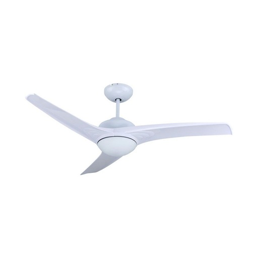 [7919] [VQ22679191] VENTILADOR DE TECHO LED 15W CONTROL REMOTO POR RF 3 CUCHILLAS COLOR BLANCO 35W DC MOTOR CCT