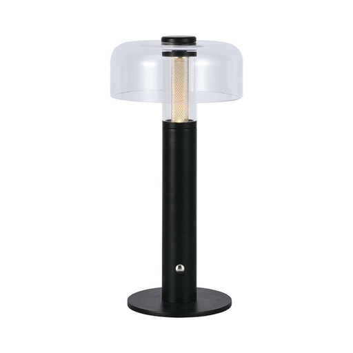 [7940] [VQ22679401] LÁMPARA SOBREMESA LED 1W 1800MAH BATERÍA 150 X 300 CUERPO NEGRO CCT