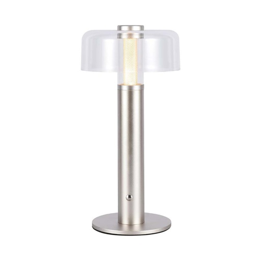 [7943] [VQ22679431] LÁMPARA SOBREMESA LED 1W 1800MAH BATERÍA 150X300MM CUERPO CHAMPÁN CCT