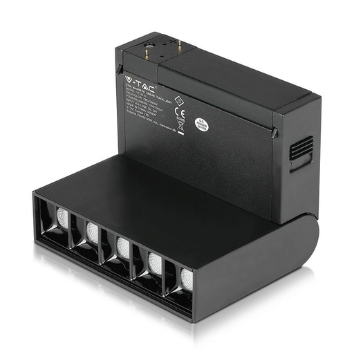 [7963] [VQ22679631] FOCO LINEAL MAGNÉTICO 5 X2W LED SMD CRI>90 NEGRO IP20 24V UGR<19  4000K
