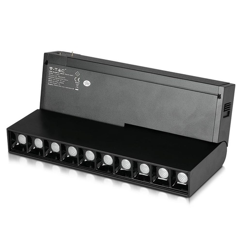 [7964] [VQ22679641] FOCO LINEAL MAGNÉTICO 10 X2W LED SMD CRI>90 NEGRO IP20 24V UGR<19  3000K