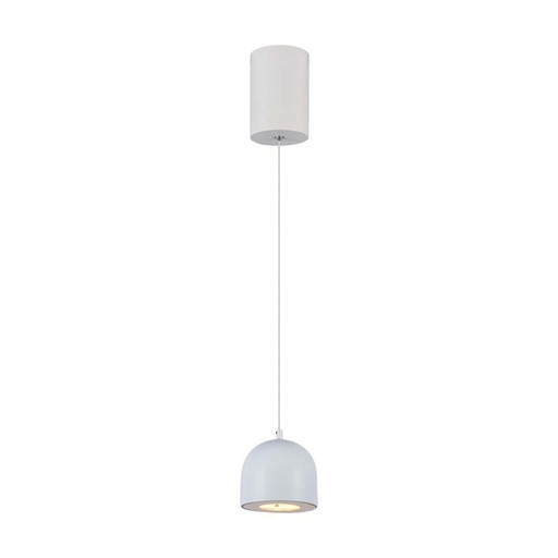 [7993] [VQ22679931] LÁMPARA DE TECHO COLGANTE LED 8.5W Φ100 CUERPO BLANCO 3000K
