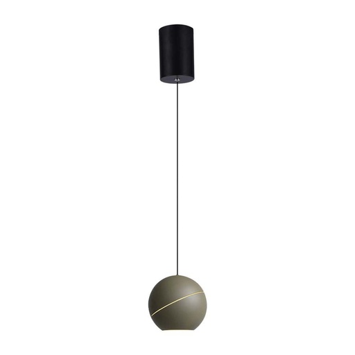 [8000] [VQ22680001] LÁMPARA COLGANTE LED 8.5W Φ180 CUERPO ORO CHAMPÁN 3000K