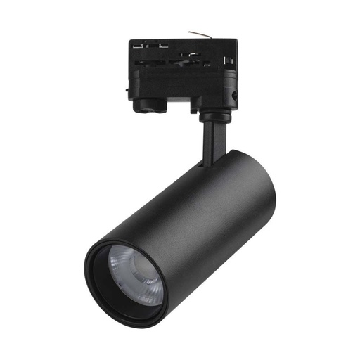 [8078] [VQ22680781] FOCO EN CARRIL LED 30W COB CUERPO NEGRO CRI>90 CCT CCT