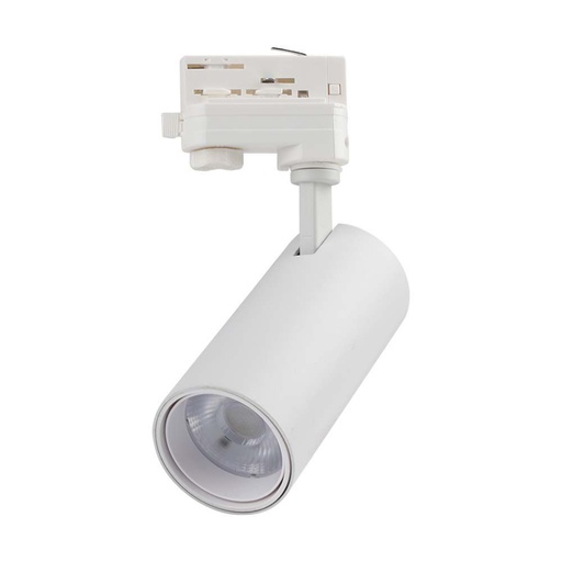 [8142] [VQ22681421] FOCO DE CARRIL LED COB  30W CUERPO BLANCO 35° CRI>90 CCT CCT