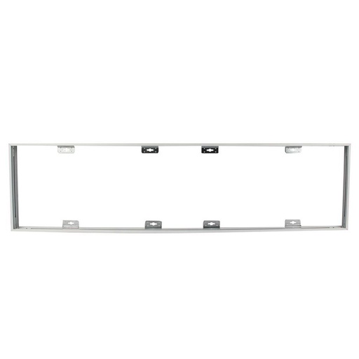 [8158] [VQ22681581] CAJA PARA MONTAJE EXTERIOR DE ALUMINO 300 X 1200 CUERPO BLANCO