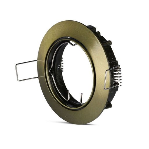 [8579] [VQ22685791] ARO PARA GU10 REGULABLE REDONDO DORADO