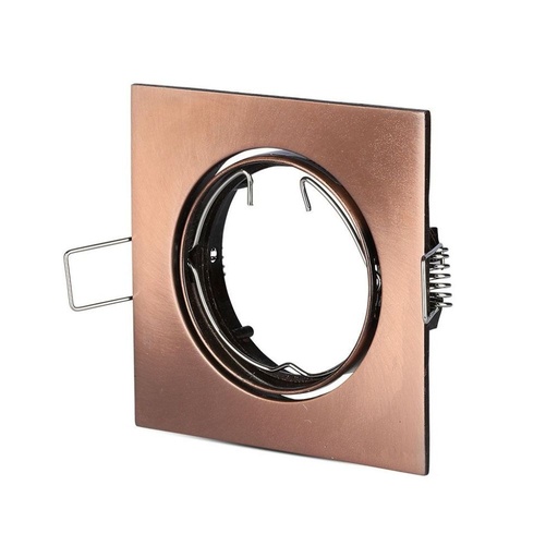 [8582] [VQ22685821] ARO PARA GU10 REGULABLE CUADRADO BRONCEADO