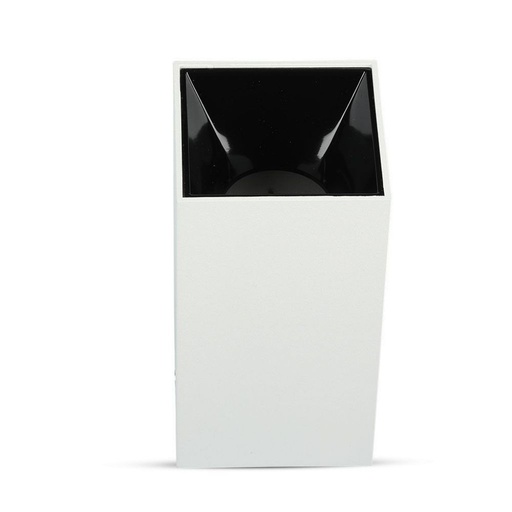 [8584] [VQ22685841] APLIQUE DE TECHO PARA GU10 CUADRADO BLANCO & NEGRO