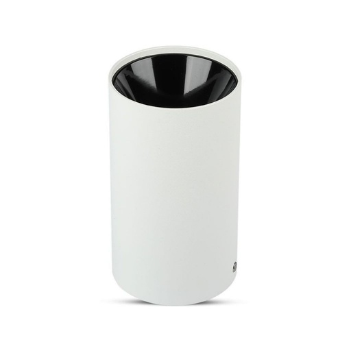 [8589] [VQ22685891] APLIQUE DE TECHO PARA GU10 REDONDO BLANCO & NEGRO