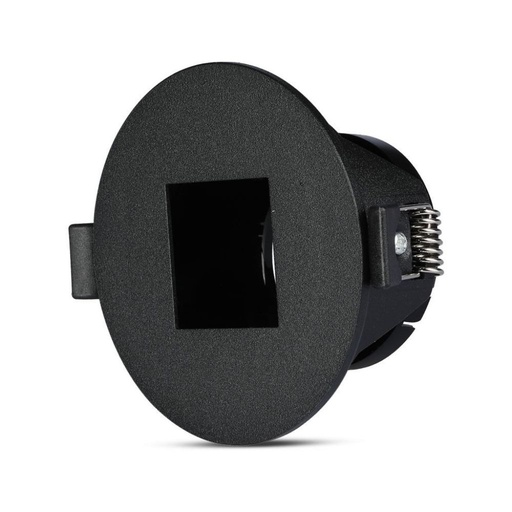 [8598] [VQ22685981] ARO PARA GU10 CUADRADO NEGRO & NEGRO