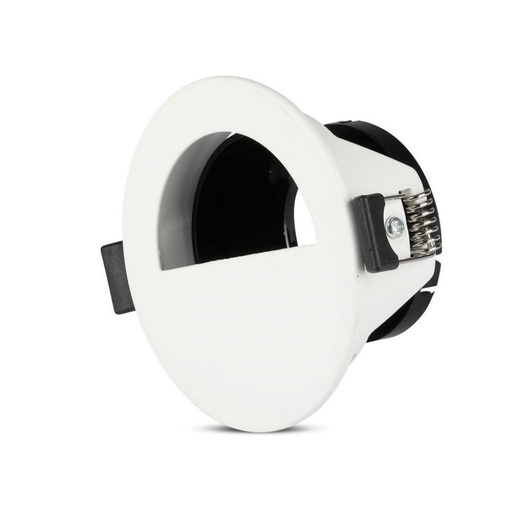 [8599] [VQ22685991] ARO PARA GU10 MEDIO REDONDO CUERPO BLANCO&NEGRO