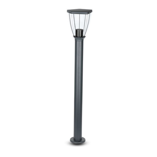 [8629] [VQ22686291] FAROLA DE JARDÍN CUERPO GRIS E27 IP44