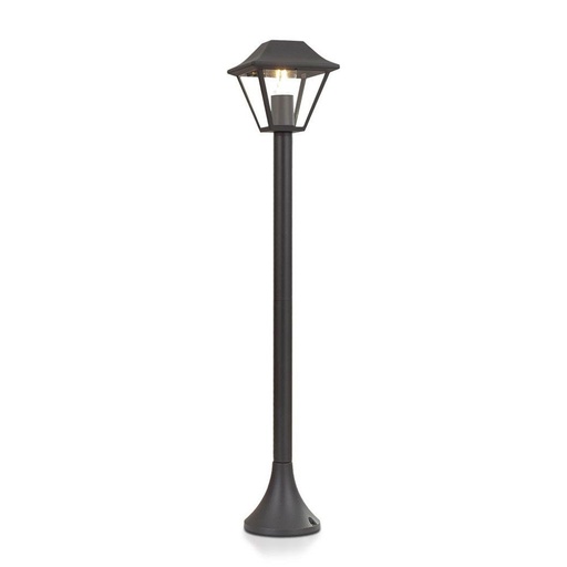 [8687] [VQ22686871] FAROLA DE POSTE PARA EXTERIOR E27 950MM IP44 COLOR NEGRO