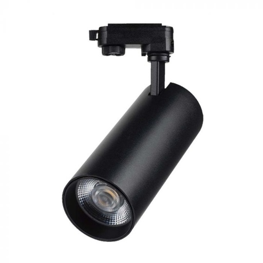 [8842] [VQ22688421] FOCO EN CARRIL LED 30W COB CUERPO NEGRO CRI>90 CCT CCT