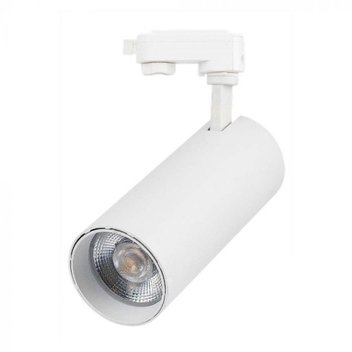 [8843] [VQ22688431] FOCO DE CARRIL LED COB 30W CUERPO BLANCO 35° CRI>90 CCT CCT