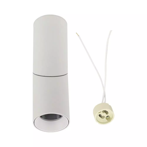 [8946] [VQ22689461] APLIQUE DE SUPERFICIE PARA GU10 CUERPO BLANCO IP20