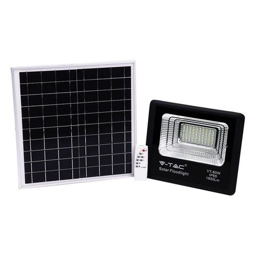 [94010] [VQ226940101] PROYECTOR LED V-TAC 20W SMD 1650LM 120° COLOR NEGRO IP65 6000K
