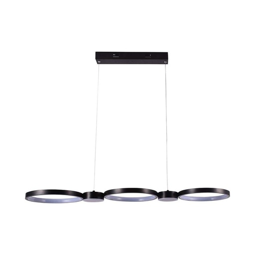 [10043] [VQ226100431] LÁMPARA DE TECHO COLGANTE LED38W DE DISEÑO NEGRO 4000K
