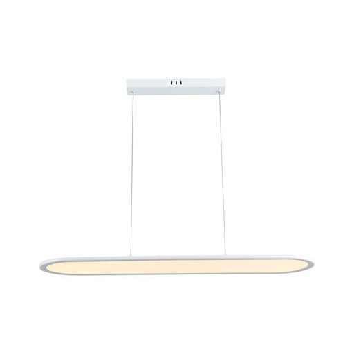 [10048] [VQ226100481] LÁMPARA COLGANTE LED 24W 80*100CM CUERPO BLANCO 3000K