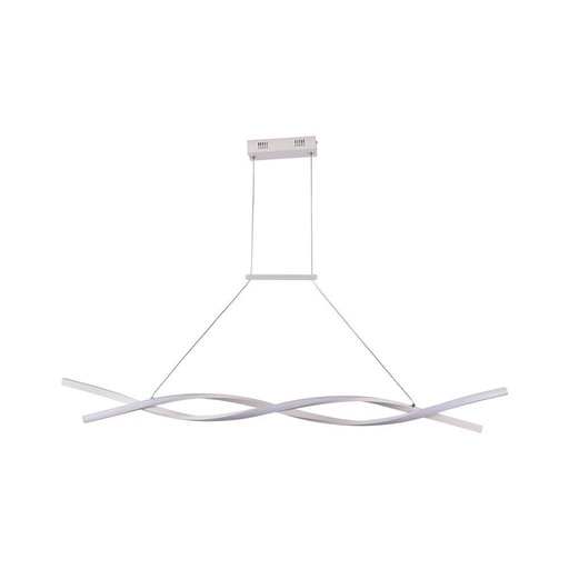 [10050] [VQ226100501] LÁMPARA COLGANTE LED DE DISEÑO 30W (120*100CM) CUERPO BLANCO 3000K