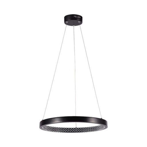 [10051] [VQ226100511] LÁMPARA COLGANTE LED 19W DE DISEÑO NEGRA 4000K