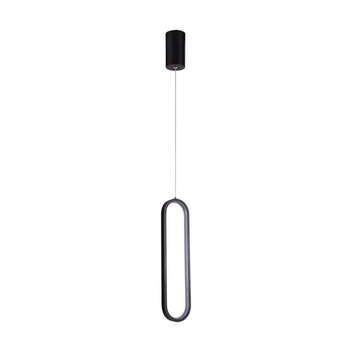 [10075] [VQ226100751] LÁMPARA COLGANTE LED 13W (40CM) 4000K CUERPO NEGRO