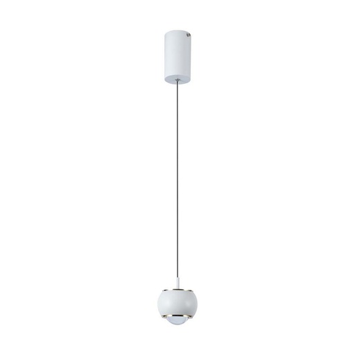 [10079] [VQ226100791] LÁMPARA DE TECHO COLGANTE LED DE DISEÑO 9W (10*10*100CM) BLANCA 4000K