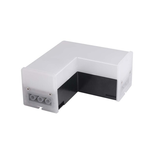 [10173] [VQ226101731] CONECTOR EN L LUMINARIA LINEAL SUPERF CUERPO NEGRO 4000K