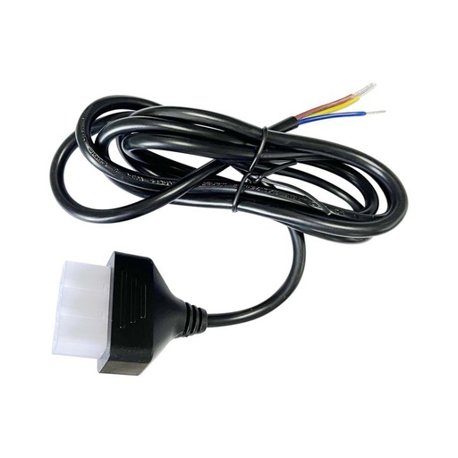 [10178] [VQ226101781] CABLE DE ALIMENTACIÓN NEGRO PARA ILUMINACIÓN LINEAL LED 1,5M 3X0 75MM²