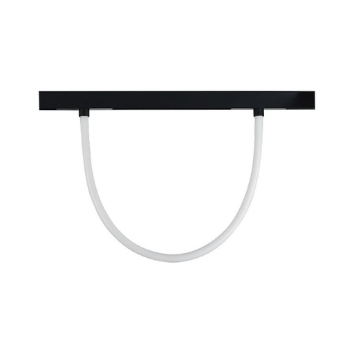 [10275] [VQ226102751] LUMINARIA PARA CARRIL MAGNÉTICO INTELIGENTE LED 11W TUBO FLEXIBLE 1M REGULABLE CUERPO NEGRO CCT